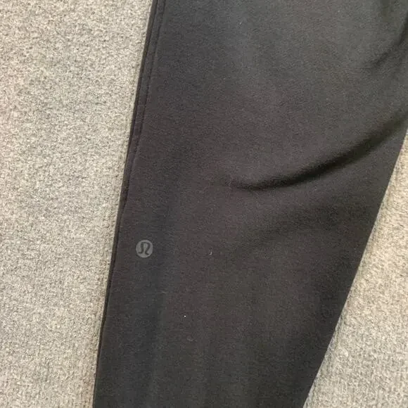 Lululemon Jogger Womens 4 Black Scuba High Rise Fleece Lined Drawstring Sweat - Picture 9 of 11